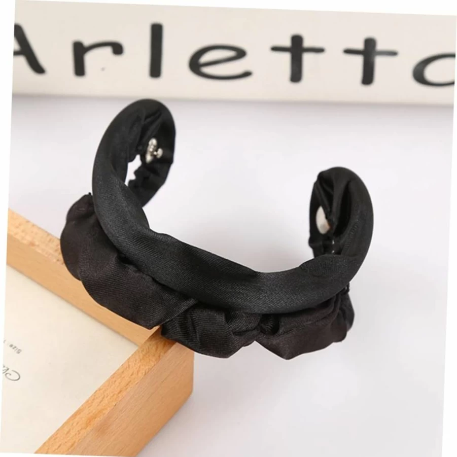 OHPHCALL DIY Hair Bun Styler - Ponytail Bump & Braiding Holder with Elastic Band for Easy Styling